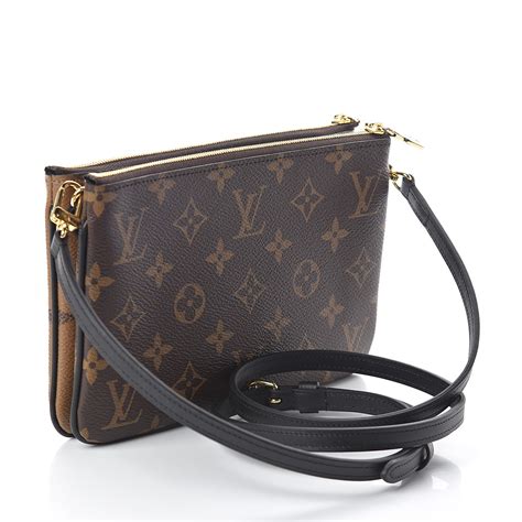 louis vuitton double pochette|Louis Vuitton Pochette monogram.